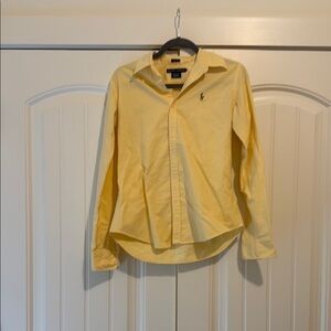 Ralph Lauren Light Yellow Long Sleeve Shirt